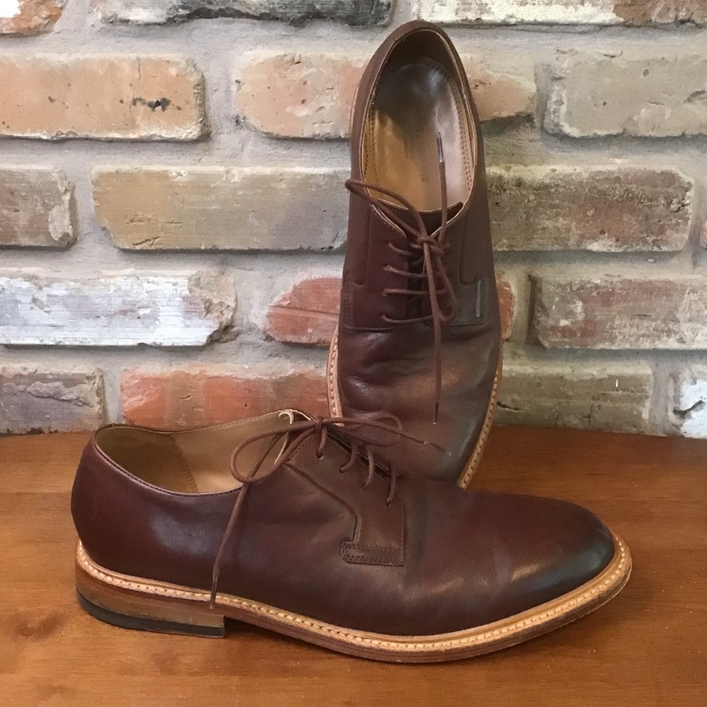 Bostonian Brown Leather Oxfords